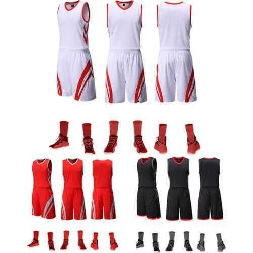 High-end fabrics Basketball 2019 new basketball uniform suit Men and Women basketball jacket Quick-drying, Can be customized