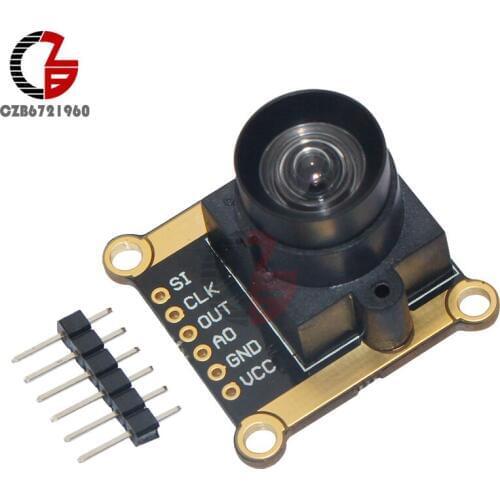 High Quality 3V-5V TSL1401CL 128X1 Linear CCD Sensor Array with Hold Ultra Wide-Angle Lens Module