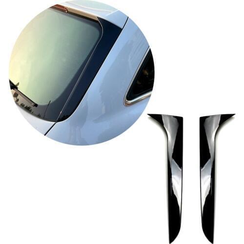 Rear Side Wing Roof Spoiler Stickers Trim Cover Gloss Black for A4 B8 Travel Edition Allroad Avant 2009-2016