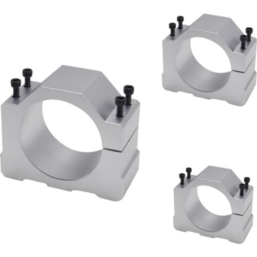 1Pcs Spindle CNC Milling Machine Motor with 4 Screws Spindle Clamp Mounting Bracket