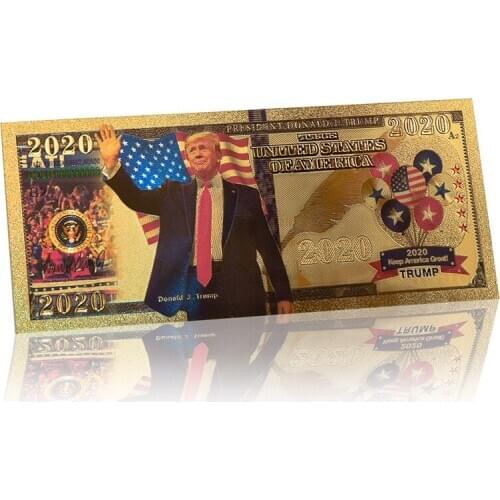 10pcs US Donald Trump 2020 Commemorative President Banknote Keep America Great