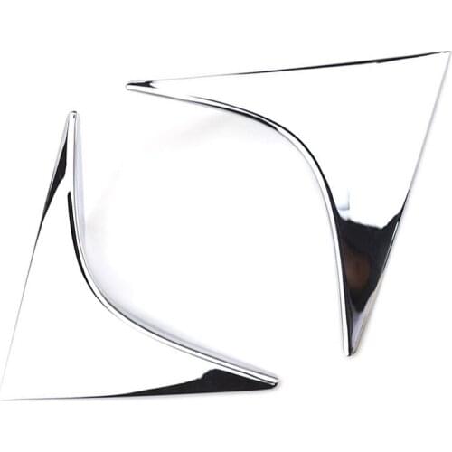 For Mazda Cx-5 Cx5 2012 2013 2014 2015 2016 Chrome Rear Window Spoiler Side Wing Triple-cornered Cover Trim Molding Garnish Deco