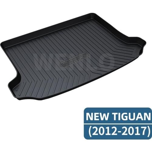 For Volkswagen NEW TIGUAN Passat PHIDEON POLO SAGITAR SANTANA TAYRON TERAMONT TOUAREG T-ROC Trunk Cargo Tray Floor Accessor Mat