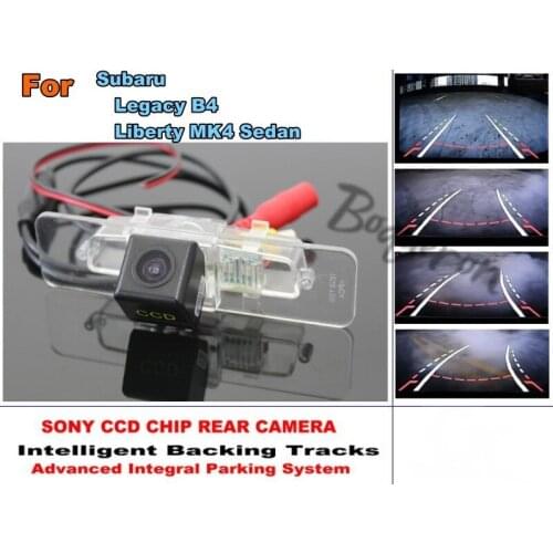 For Subaru Legacy / Liberty Sedan 2008~2012 Intelligent Car Parking Camera / with Tracks Module Rear Camera CCD Night Vision