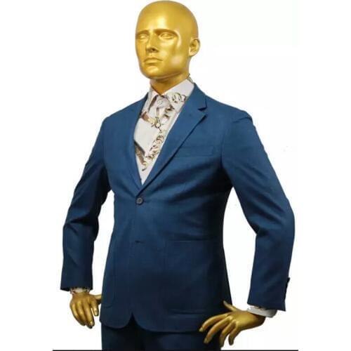 New Blue Mans Suits For Wedding Customize Made Formal Blazer Party Suit Dinner Suit Groom Wear Two Pieces Suit(Jacket+Pants)