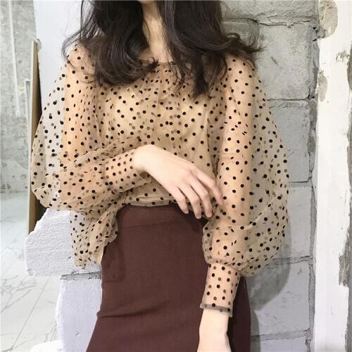PADEGAO Women's Transparent Shirts