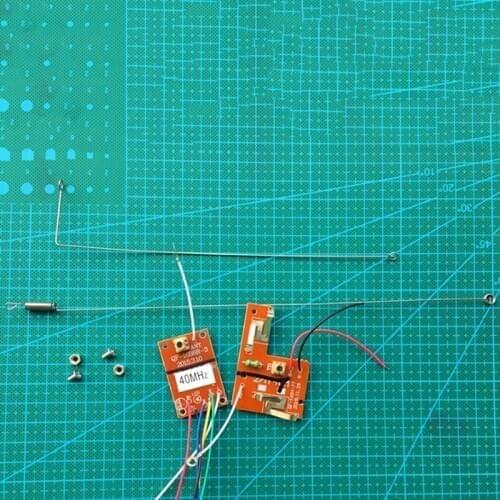1 set remote control 40Mhz circuit PCB transmitter&receiver board Radio system 4.5v-6v for toy car