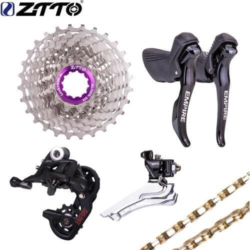 ZTTO Road Bike SLR 2 Groupset 11 Speed Shifter Derailleur 11speed SL Chain 11-28T Rainbow Cassette Colorful Ultralight Group Set