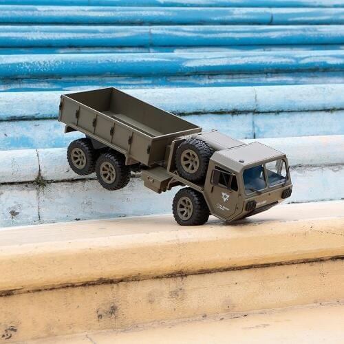 RC Car 1/12 RC 6WD 2.4GHz Military Truck Army Truck Off-road RTR Car Remote Control Toy Gift for Adults Kids Boys