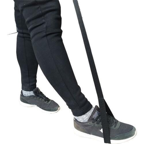 Mobility Aid Leg Riser Belt Getting Out Bed Car Wheelchairs Transfer Assist Stretchy Limb Training Belt for Elderly Disabled