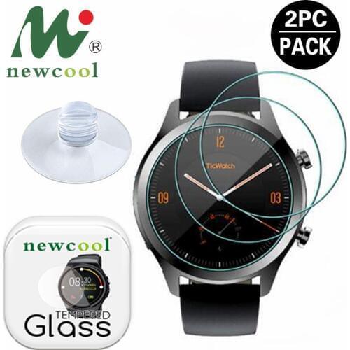 3Pack Temperes Glass For Ticwatch Tic Watch Smartwatch Pro / S2 / C2 E S 2 9H 0.3mm 2.5D Tempered Glass Screen Protector film