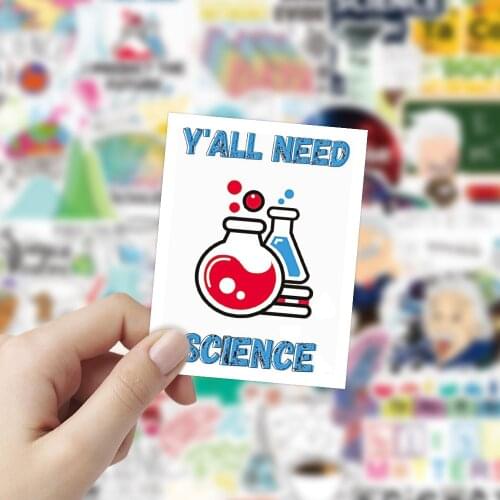 10/50pcs Programming Science Laboratory Chemical Stickers Skateboard Fridge Phone Guitar Motorcycle Luggage Waterproof Sticker