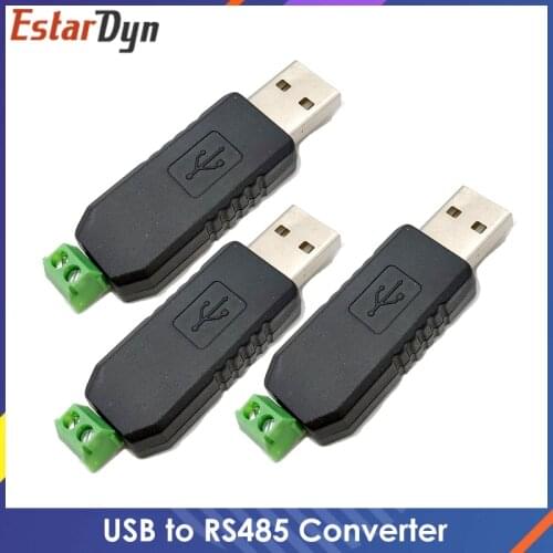 10Pcs USB to RS485 485 Converter Adapter Support Win7 XP Vista Linux Mac OS WinCE5.0