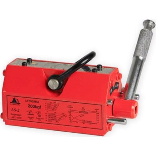 200kg Permanent Magnet Lifter Magnetic Lifting Tool 0.2T Hoist Equipment Crane New