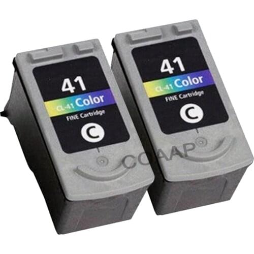 2x Compatible CANON CL41 Colour ink cartridges CL-41 for Pixma MP140 MP150 MP170 MP180 MP220 MP460 Printer
