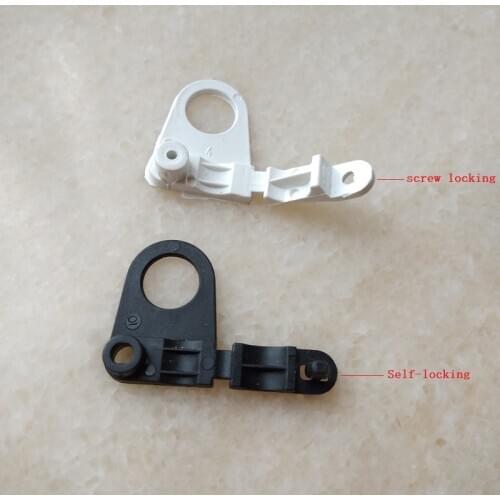 100pcs/lot white/black Strain relief Plastic Cable Strain Relief Wire Clamp Cable Grip Wire Clip Cord Grip with M10 screw hole