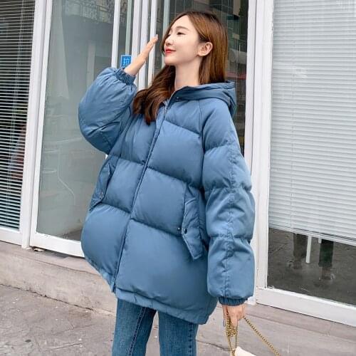 8 Colors Women Winter Puffer Jacket Korean Hooded Quilted Bubble Coat Warm Parkas Womans Casual Overcoat Female New 2020