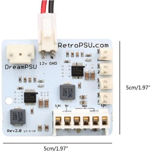 DreamPSU Rev2.0 12V Power-Supply Replace Direct Current Console for DreamCast