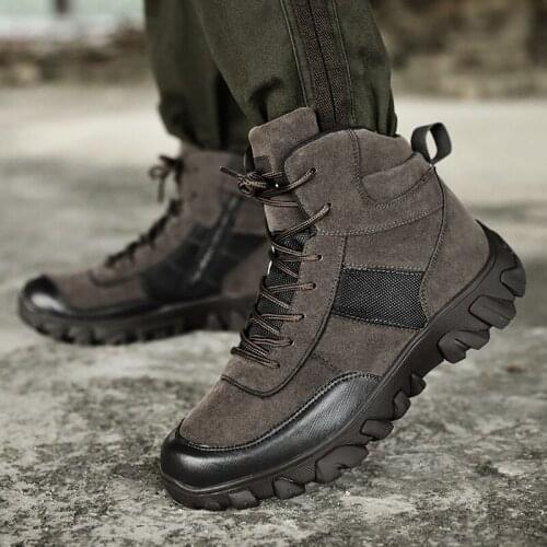 Mens Brown Boots Zapatillas Invierno Hombre Boots Desert Winter Shoes Men Black Work Army Mens Spring Fashion Sneakers Mens