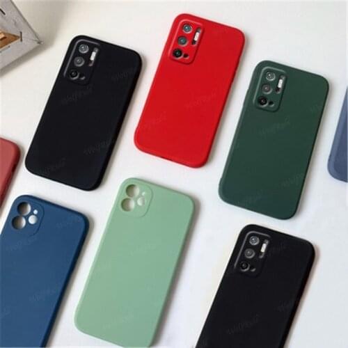 For Cover Xiaomi Poco M3 Pro Case For Poco M3 Pro Shockproof Phone Silicone Liquid Bumper TPU Soft Case For Poco M3 Pro Fundas