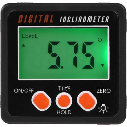 Digital Inclinometer Protractor Angle Taper Measuring Protractor Inclinometer Tool Electronic Inclinometer Base Measurin