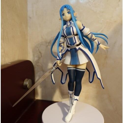 Japanese anime figure original anime figure Sword Art Online Yuuki Asuna action figure collectible model toys for boys