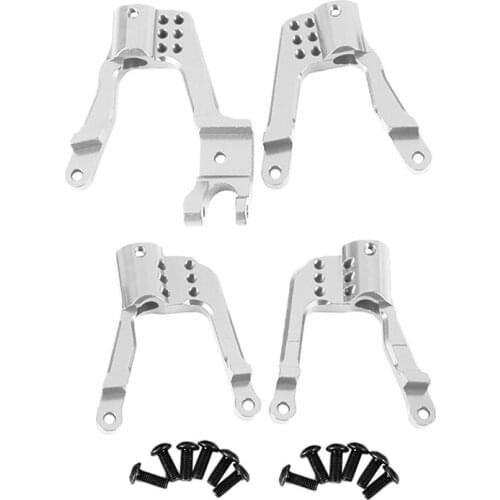 4PCS RC Car Metal Shock Absorber Damper Towers Hoops Mount for 1/10 RC Crawler SCX10 II 90046 90047 Upgrade Parts