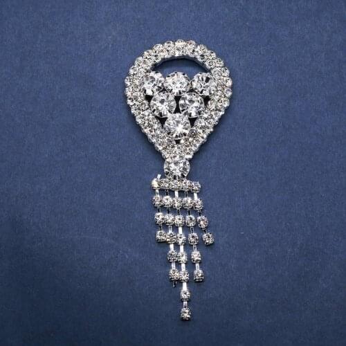 DIY Handmade Bouquet Kits Decoration Alloy Materials DIY Wedding Hairwear Water Drop Tassel Jewerly Making Findings SP14