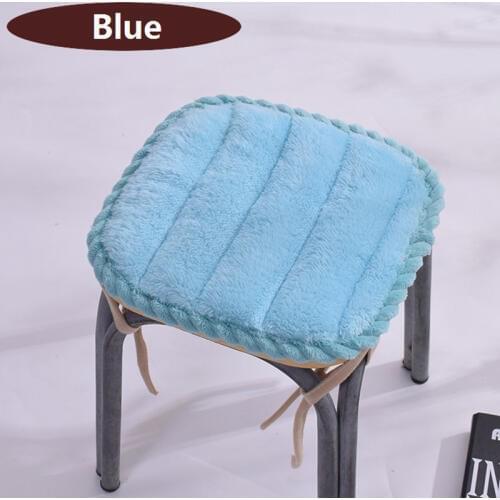 Solid Thick Stool Cushion High Quality Chair Seat Cushion Kids Seat Pad Antiskid Cute Pillow Cushion Home Decor 30x30/35x35 Cm