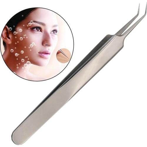 Stainless Steel Blackhead Remover Acne Cleaner Clip Needle Tweezers New