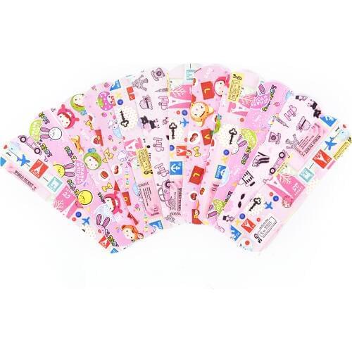 50PCs Cartoon Band Aid Hemostasis Adhesive Bandages Waterproof Breathable First Aid Emergency Kit For Kids Children Skin Care