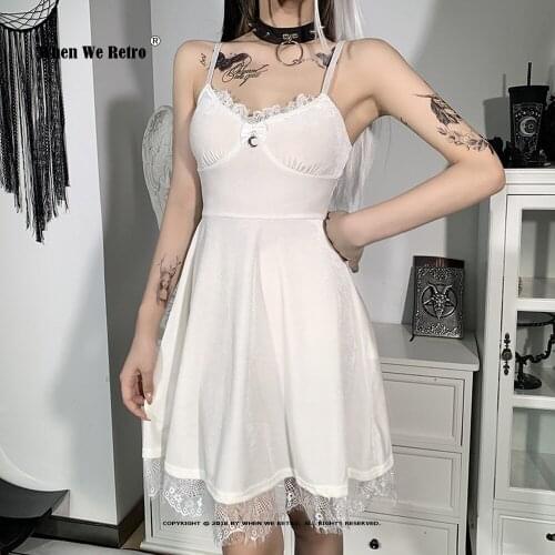 Retro Sexy Green Lace Dress Goth V Neck High Waist A Line Dress Elegant Aesthetic Backless Gothic Lolita Party Dresses VD2158