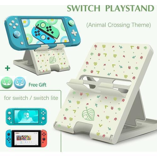 Nintend Switch /Switch Lite Base Stand Foldable Anti-slip Playstand Portable Traveling Console Support For Nintendoswitch /Phone