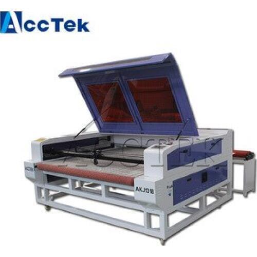 Professional 90W 100W 150W auto feeding laser machine fabric cnc cutter co2 laser machine