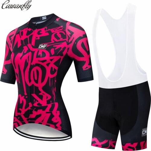 Ropa De Bicicleta Ciclismo Conjunto De Mujeres De Verano Transpirable Anti-UV Ropa De Bicicleta De Manga Corta