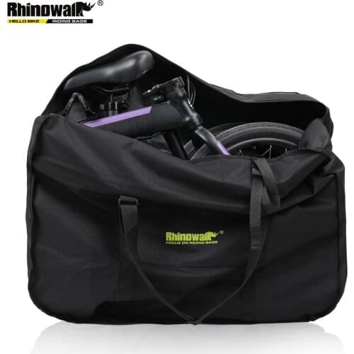 Rhinowalk 16-20 Inch Folding Bike Carry Bag Portable Bicycle Carry Bag Cycling Bike Transport Case Travel Bicycle Storage Bag