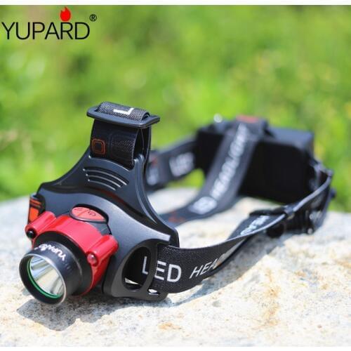 YUPARD XML T6 led 1000 Lumens frontal LED Headlamp IR SENSOR induction Headlight head flashlight+18650 Battery+AC Charger