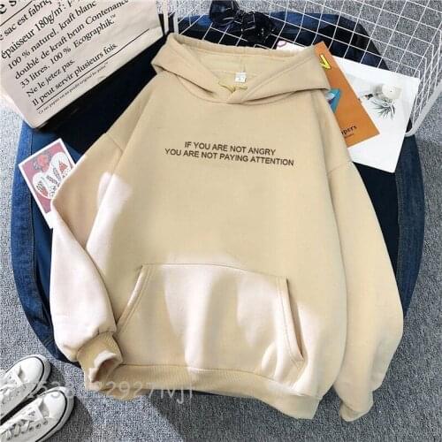 Letter Printing Sweatshirt Women Harajuku Warm Teens Girls Hipster Hoodies Womens Winter Tops Haikyuu Hoddies Teens Casual