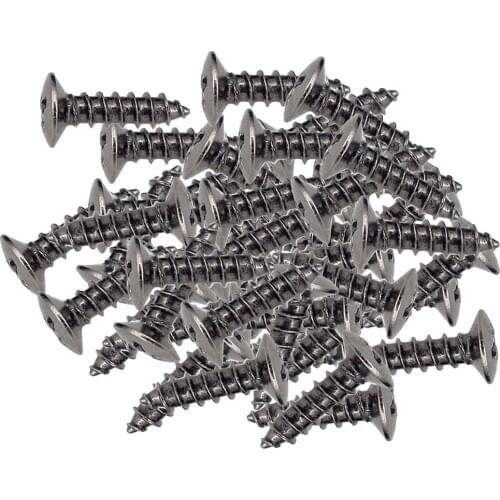 Pack/50pcs Iron Pickguard Mounting Clamp Screw For Guitar Bass Replacement