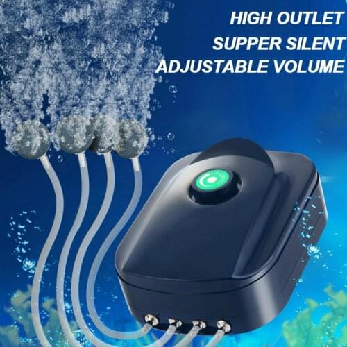 SOBO High Quality Silent Adjustable Aquarium Air Pump Fish Tank Oxygen Air Pump 8w 12w Durable Body 220~240V Air Switch Control