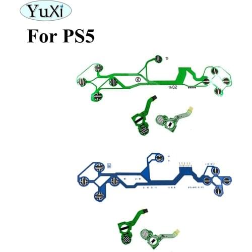 YuXi 1Set Original Flexible cable for PS5 Controller Conductive Film replacement for PS5 film controller Flex Cable Ribbon Cable