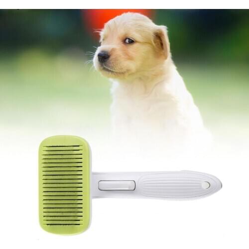 1PC Pet Slicker Comb Puppy Cat Hair Grooming Comb Brush Needle Durable Comfortable Hair Removal Tool Cleaning Supplies