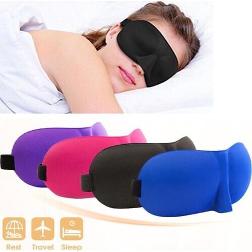 2Pcs Unisex Breathable Sleeping Eyeshade Cover Eye Mask Patch Rest Blindfold
