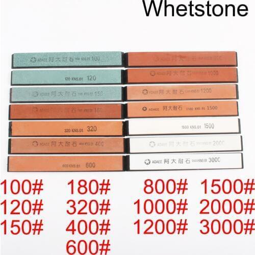 6pcs Profession Kitchen Knife Sharpener Grit Knife Razor Whetstone Sharpening Stones for Knife Sharpener System Polishing Tool