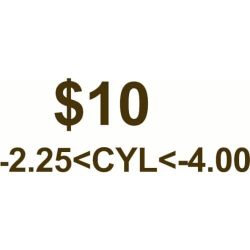 Astigmatism CYL2.00 To 4.00 Customized Prescription Lenses Extra Cost Use Only This can't be order Alone