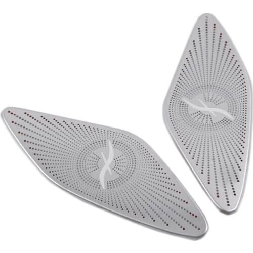 Car Stainless Steel a Pillar Audio Tweeters Speaker Cover Trim for Mercedes Benz GLA Class H247 2020-2021