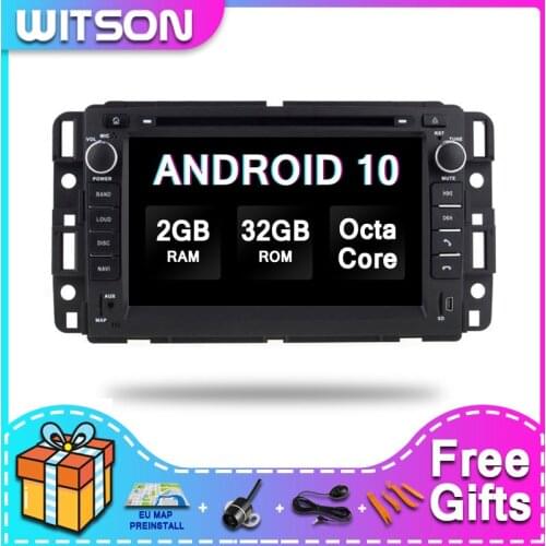 WITSON ANDROID 10.0 Car DVD Multimedia Player For GMC Chevrolet Tahoe YUKON /SUBURBAN/Acadia Chevrolet Express Van 4GB 64GB