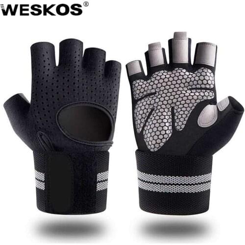 Workout Gloves Men Women Full Finger Weight Lifting Gloves with Wrist Support for Gym Exercise Fitness Training Lifts Made of