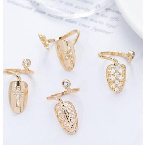 DJ127 Delicacy Fashion High Quality Creative Zircon Fingertip Rings Gift Party Banquet WOMENS Jewelry Ring