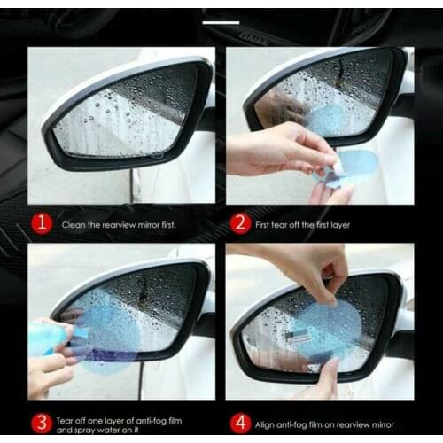 Set Rainproof film Side Window Auto Protective Accessories Hydrophilic